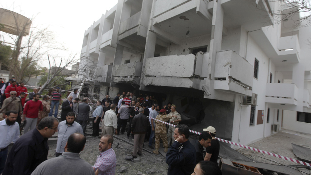 French embassy targeted in Libyan car bomb attack – Channel 4 News
