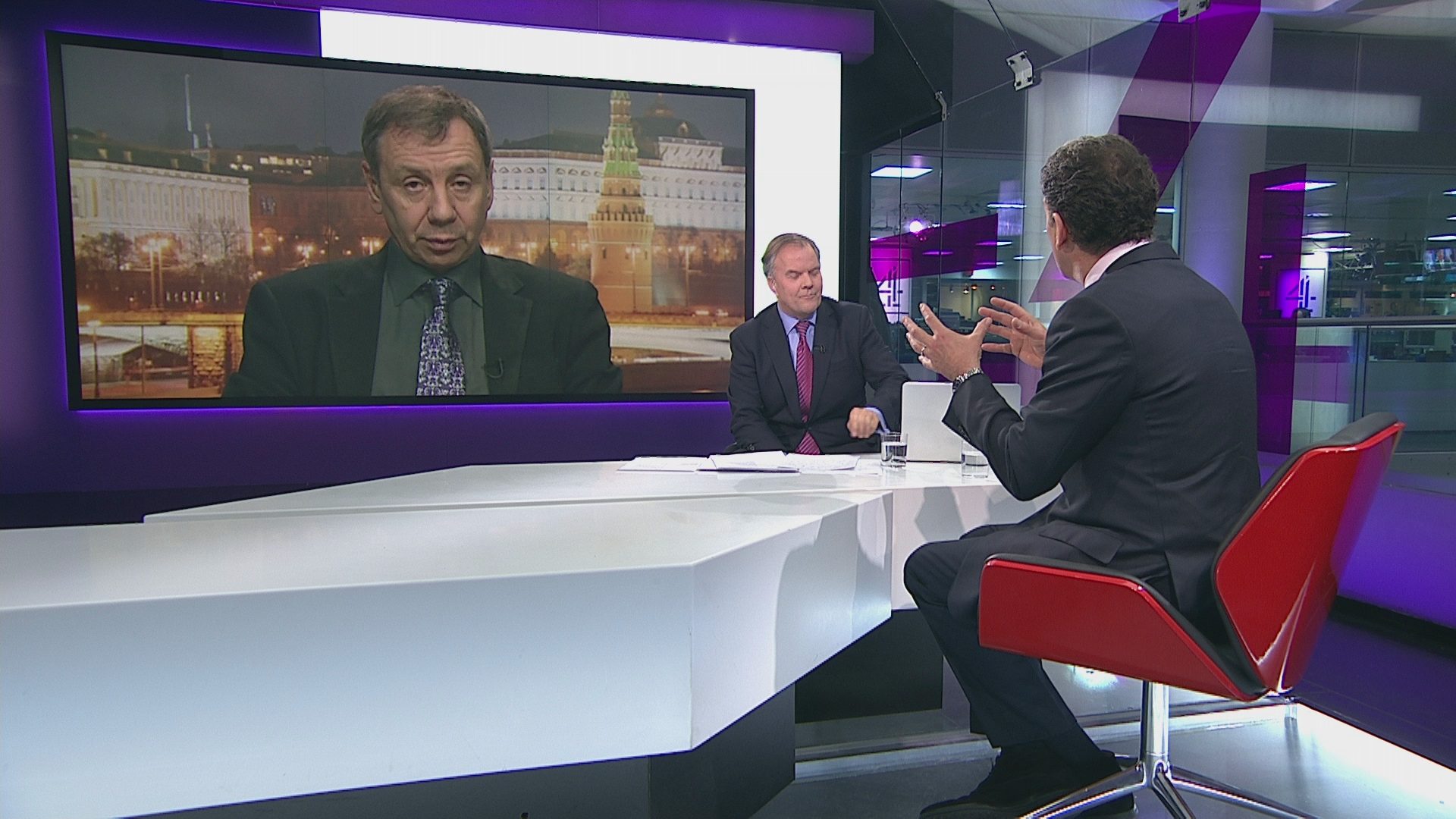 Syrian opposition interview Bassma Kodmani Channel 4 News