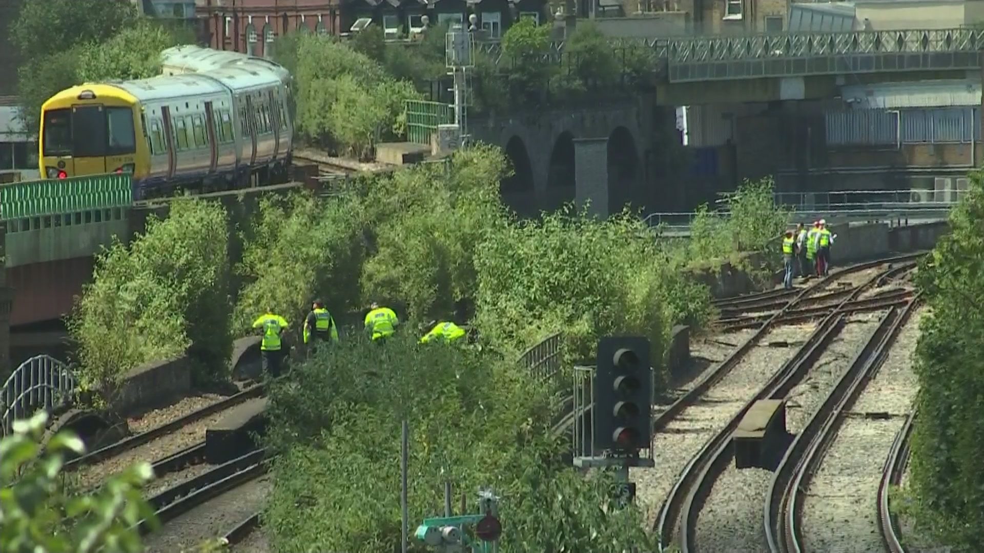 Three men killed by train in London – Channel 4 News