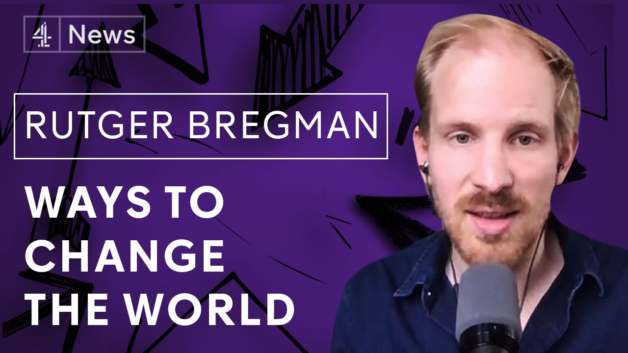 Series 5 Episode 1 Rutger Bregman Channel 4 News