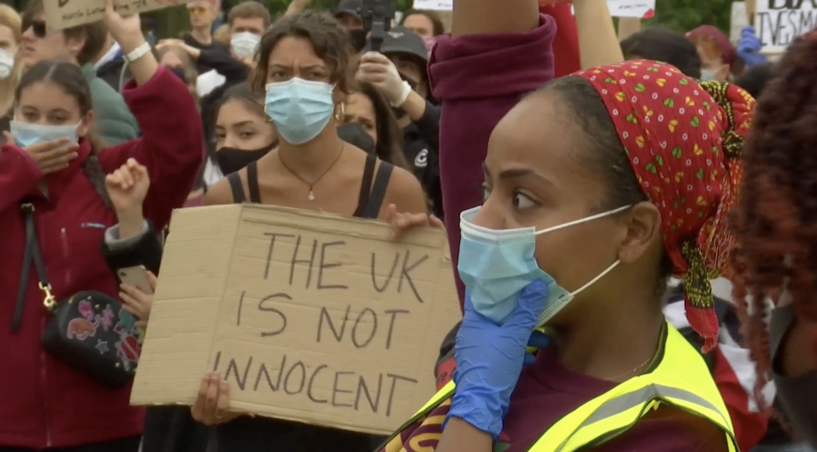 Thousands join Black Lives Matter protest in London over George Floyd ...