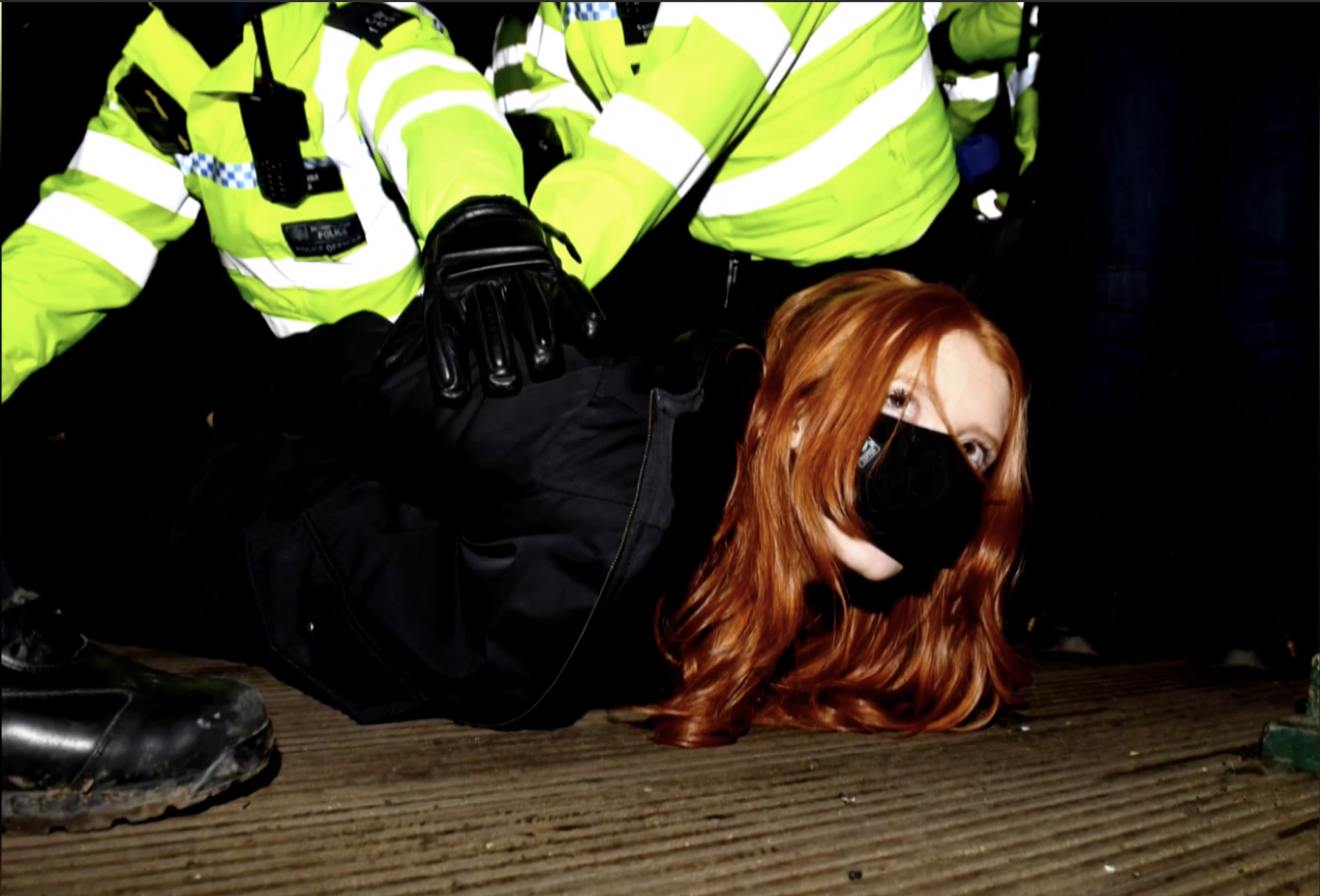 Protester’s ‘very scary’ experience at Sarah Everard vigil - channel 4