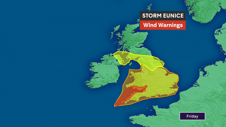 Met Office issues rare red weather warning as UK braces for Storm ...