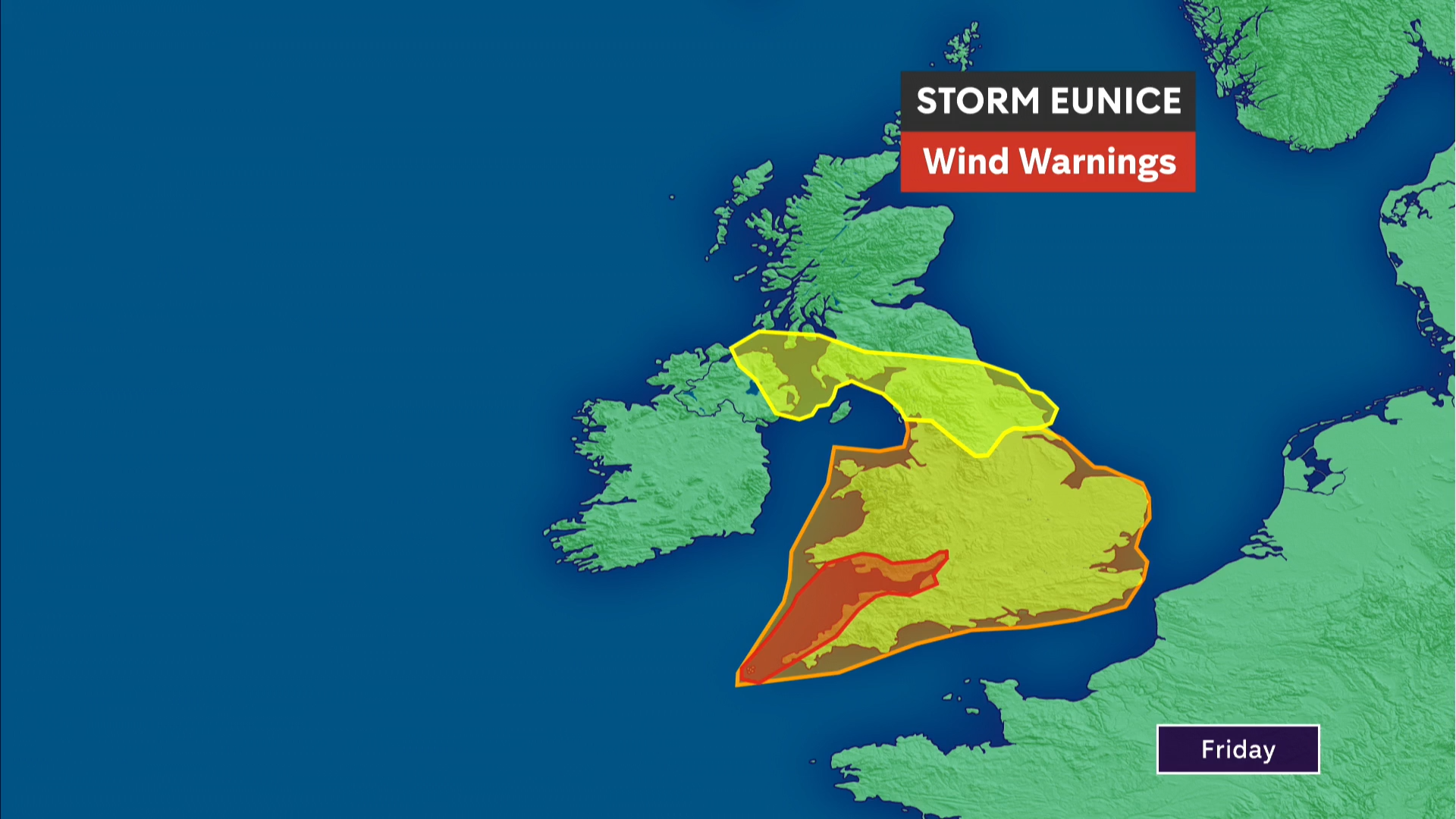 Met Office Issues Rare Red Weather Warning As UK Braces For Storm 