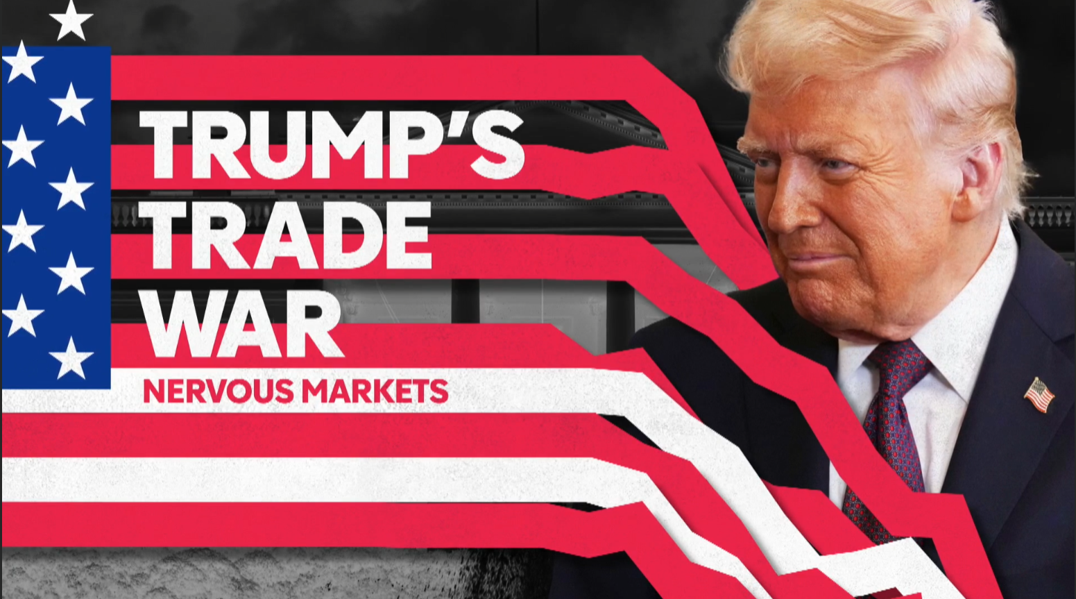 US markets slump again as China trade war deepens – Channel 4 News