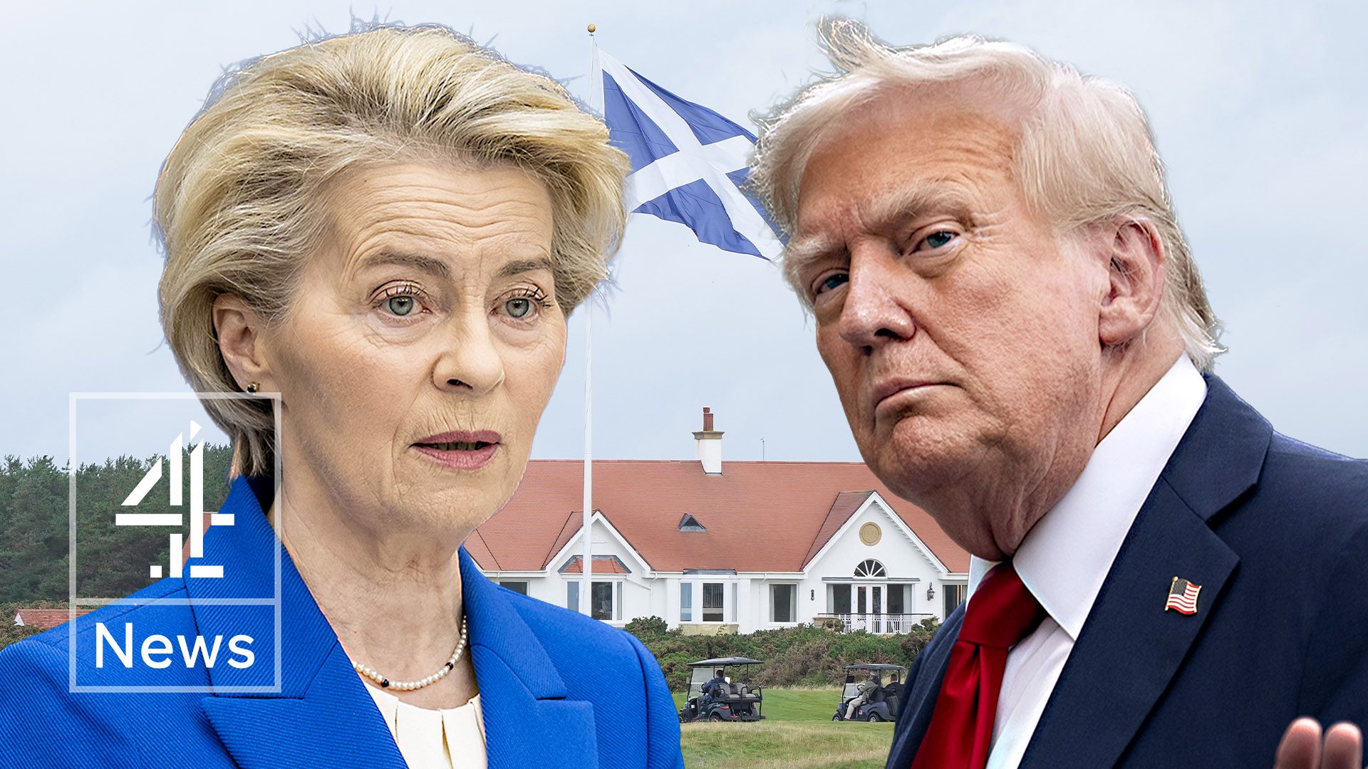 Trump and Ursula Von Der Leyen reach US-EU trade deal