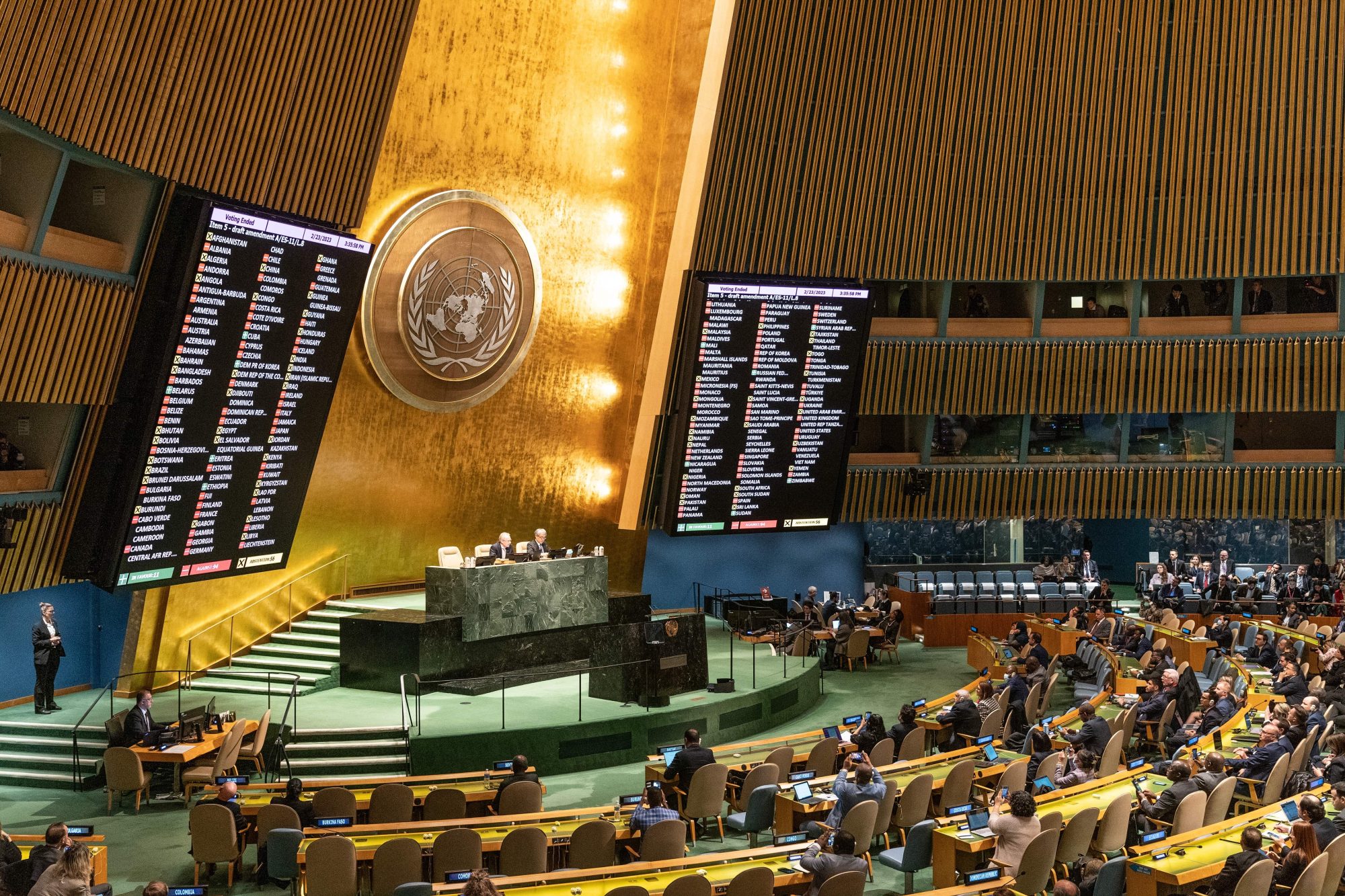 The US stands alone at historic UN General Assembly during Israel’s ...