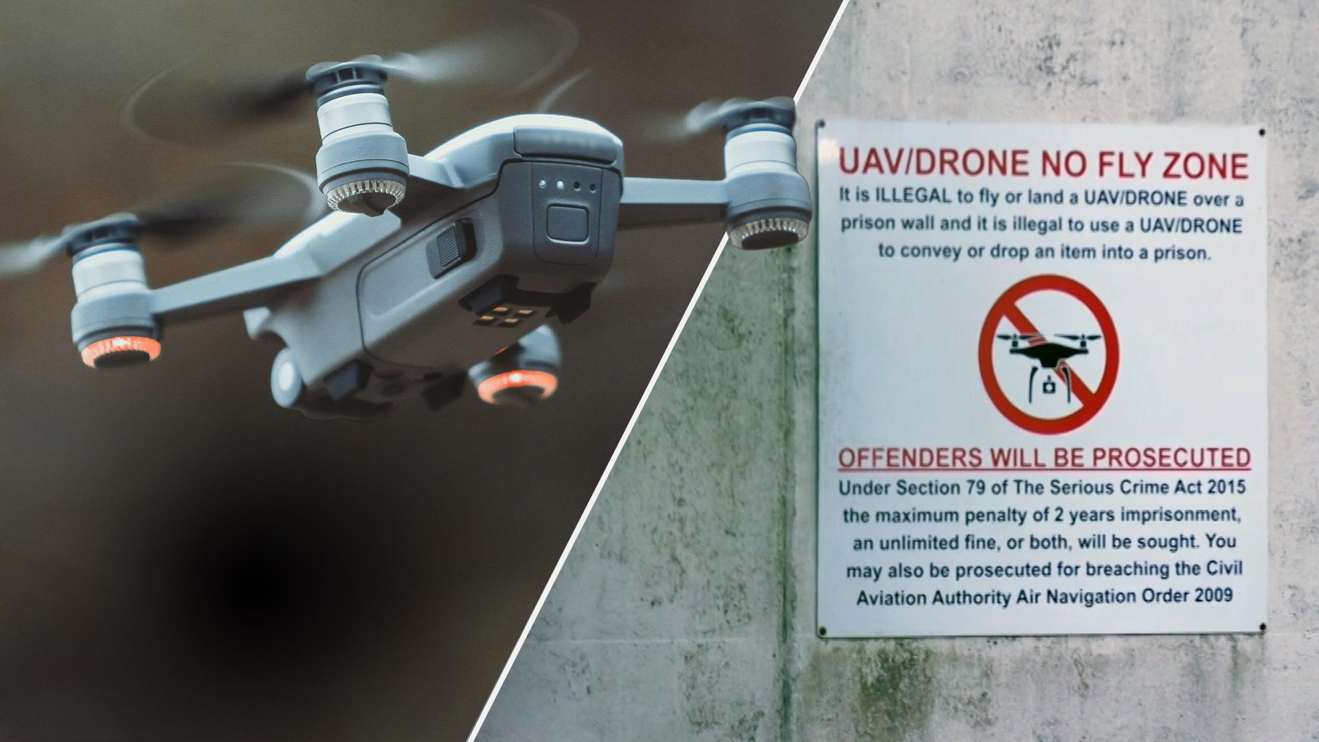 Drone incidents in prisons up 1,000% in five years