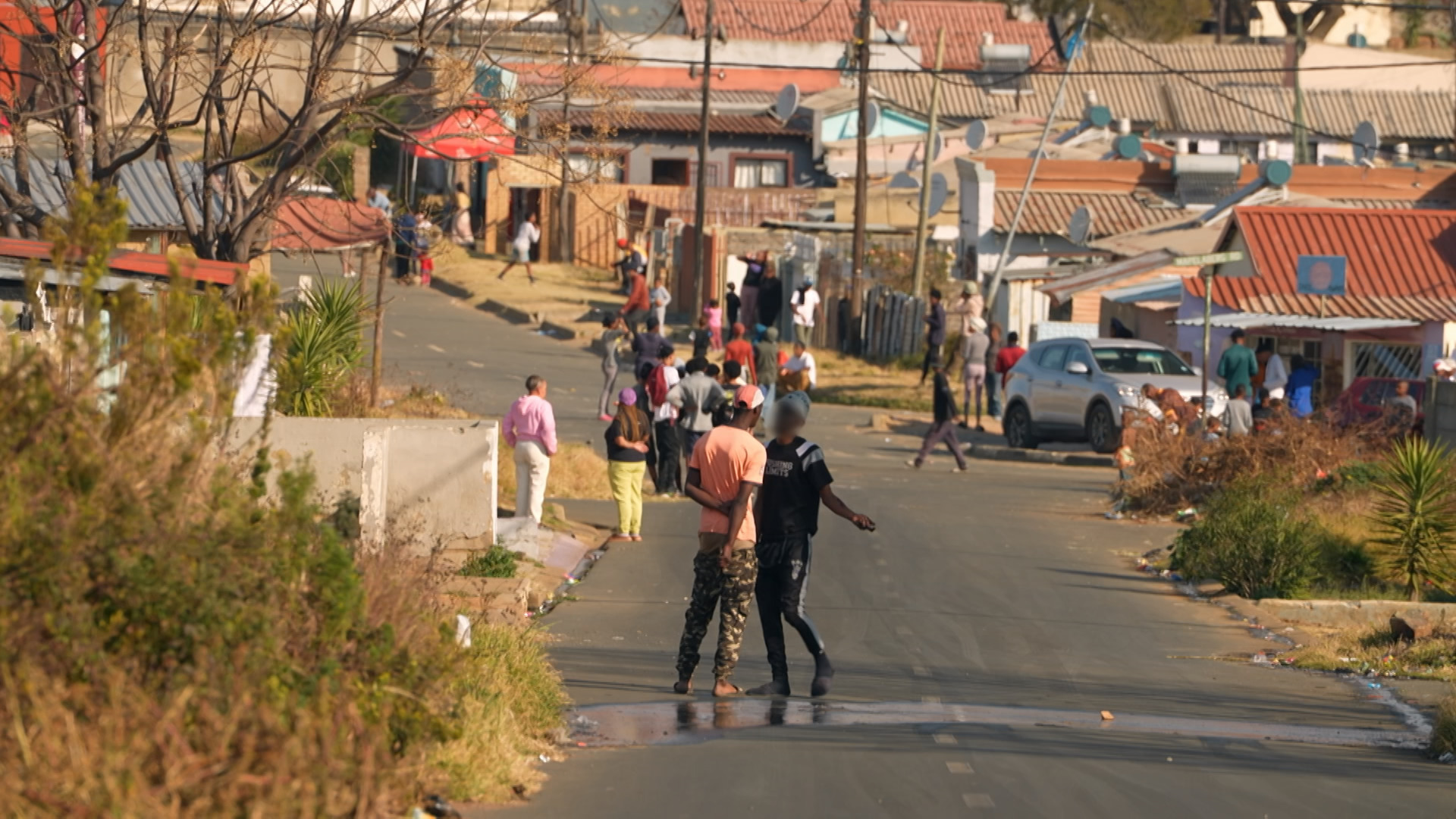 Young women in Johannesburg