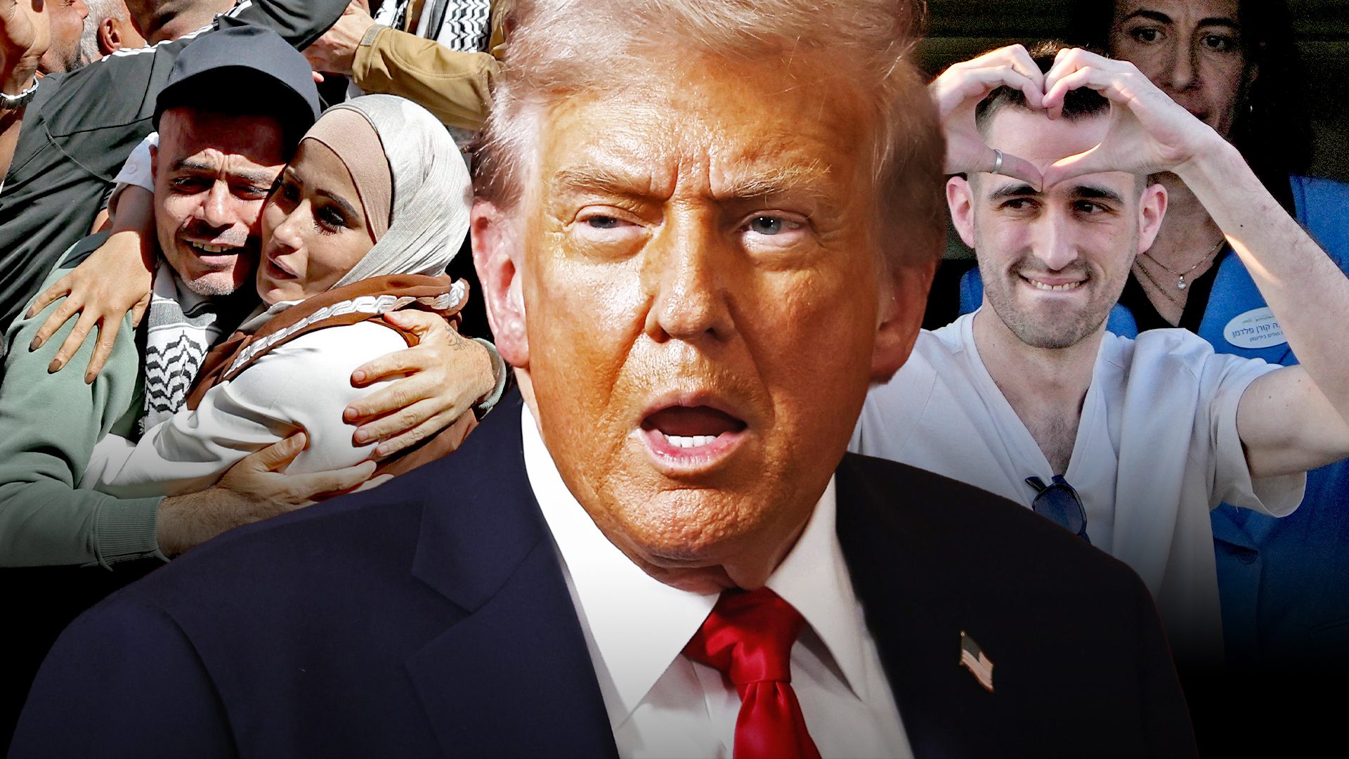 Israeli hostages reunite with families as huge crowds greet released Palestinians