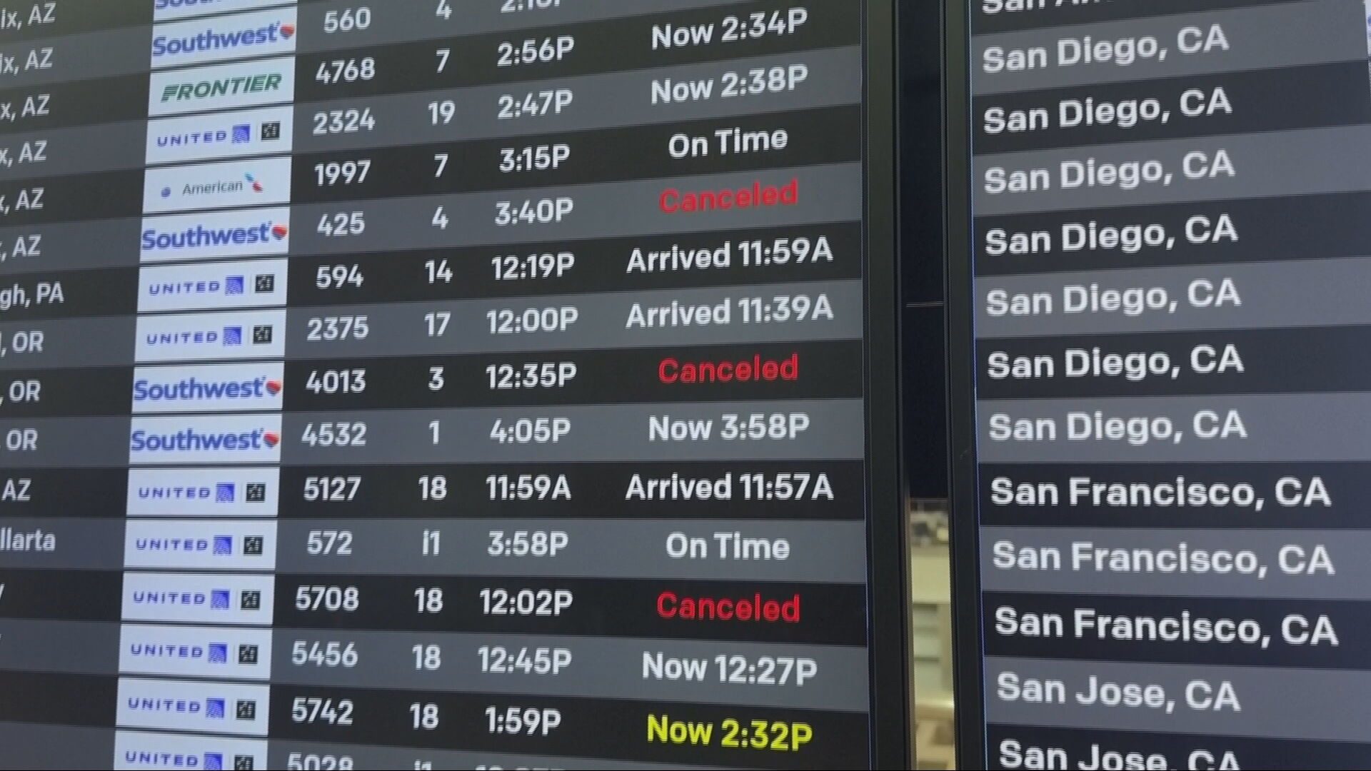 Flights cancelled as longest US shutdown ever continues – Channel 4 News