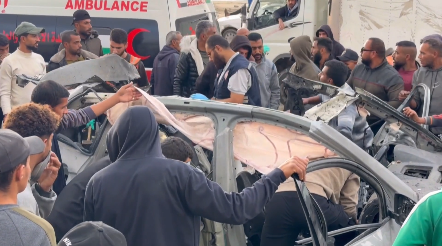 Four killed in Israeli airstrike targeting Hamas commander in Gaza