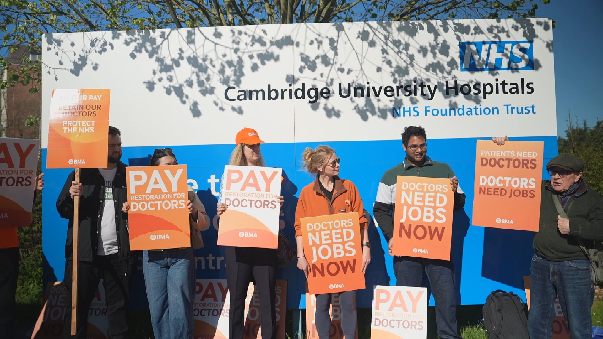England’s resident doctors strike again in long-running dispute
