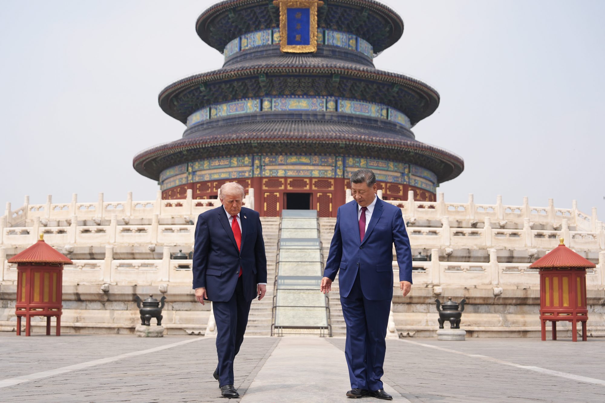 Donald Trump leaves China and hails visit as huge success