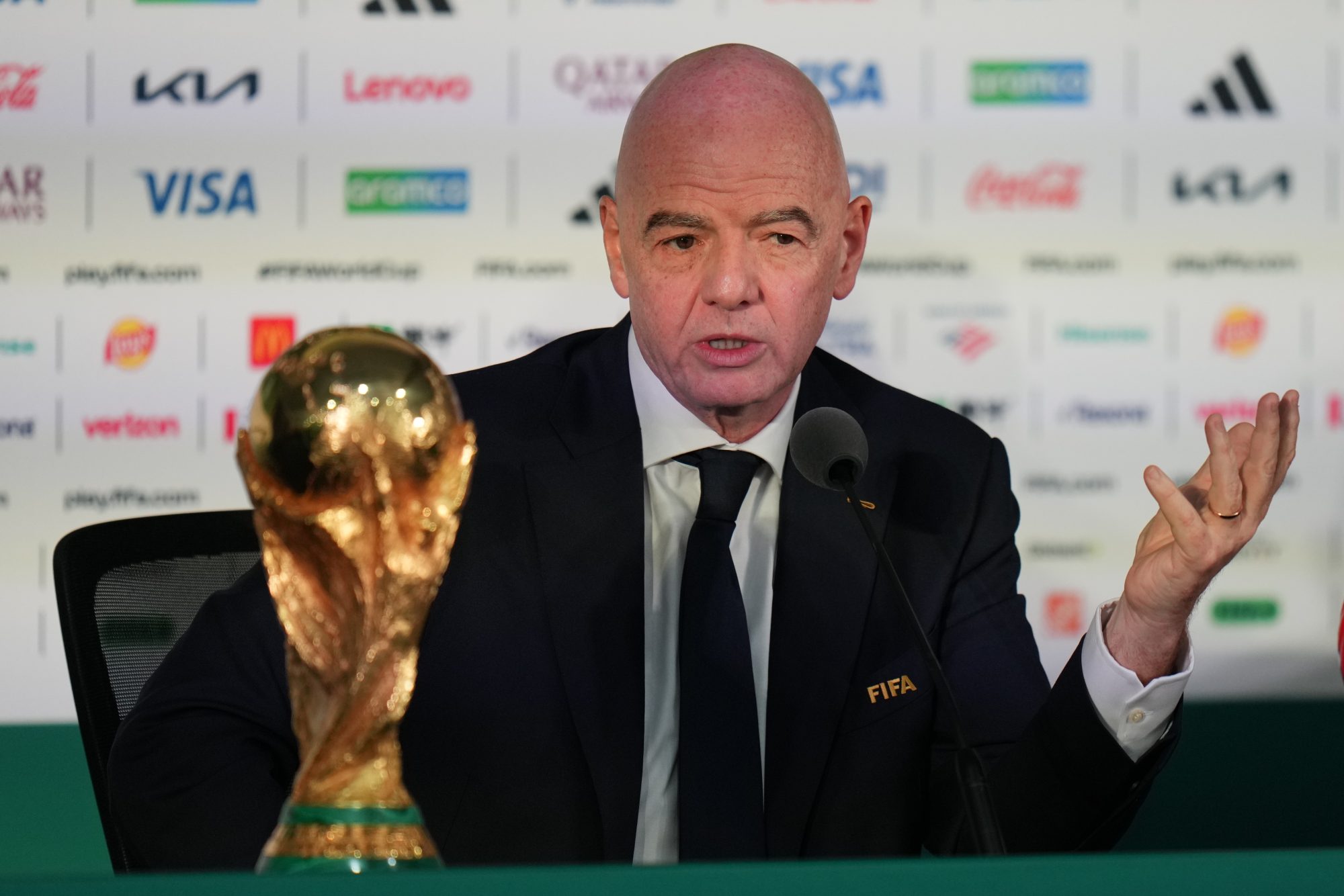 Fury over FIFA boss’s plan to sell stake in World Cup to private investors